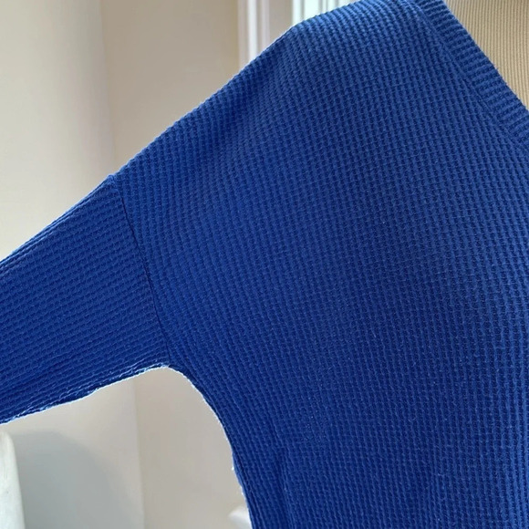 Super Comfy P.J. Salvage Waffle Knit Pajama Short Set, Size Medium - Picture 4 of 9